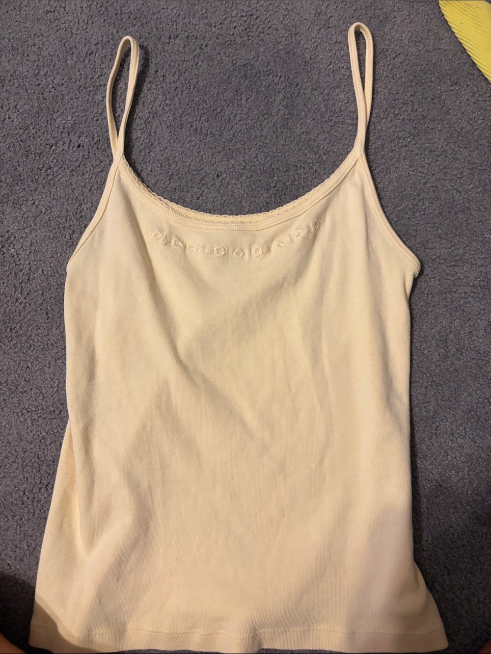 Brandy Melville yellow tank